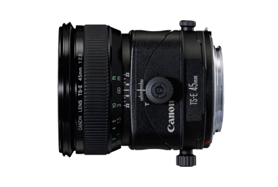 オールラウンドな標準ティルト・シフトレンズ TS-E45mm F2