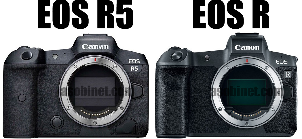 EOS R5とEOS Rの比較