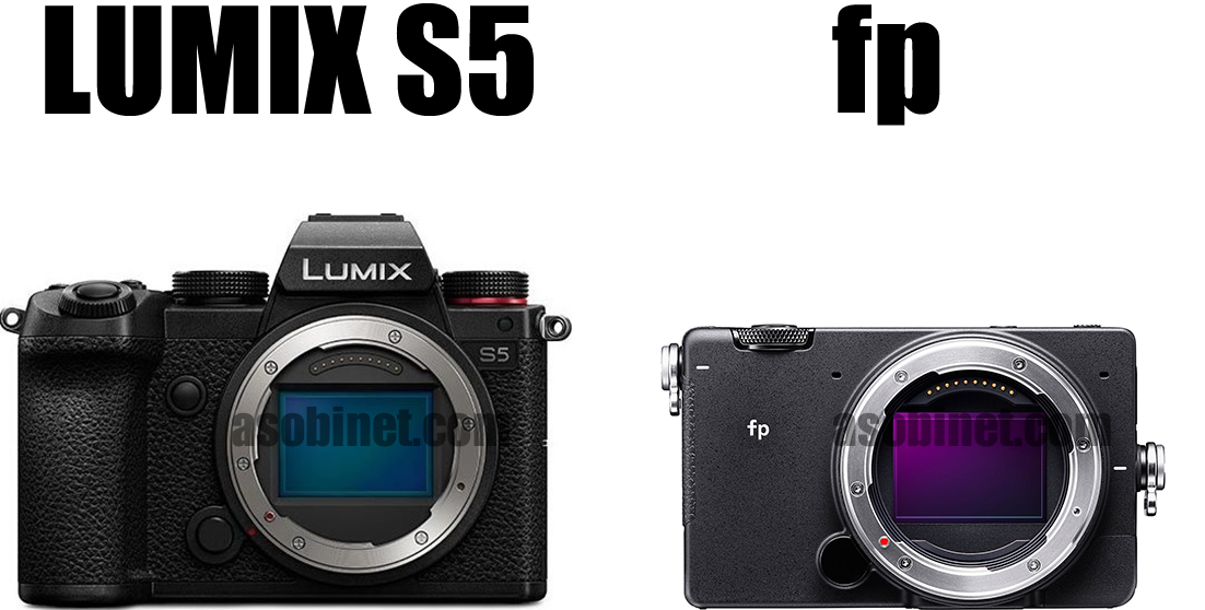 LUMIX S5とfpの比較