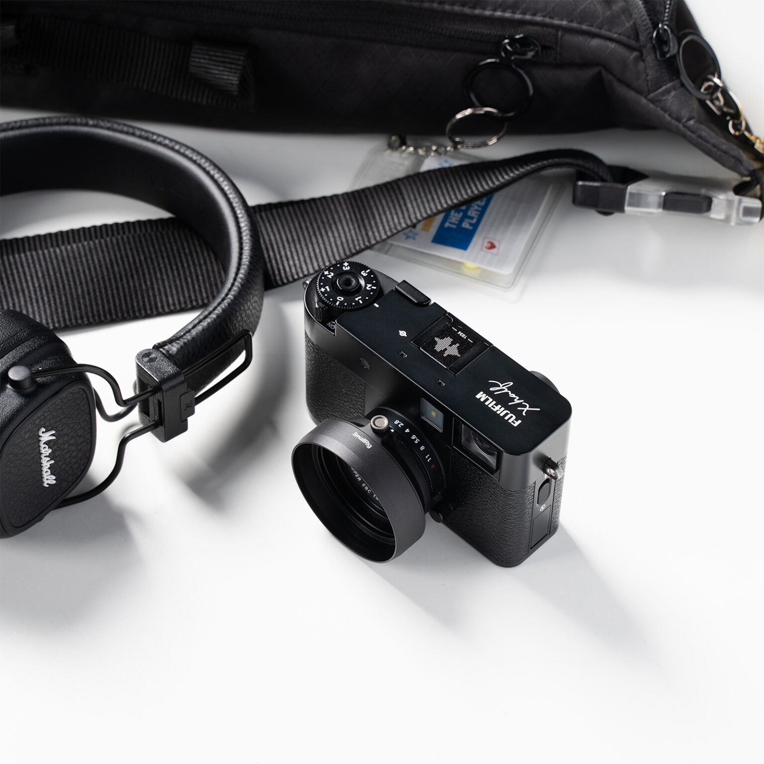 Fujifilm x-half X-HF1 チャコールシルバー +サムグリップ SMALLRIG SmallRig スモールリグ FUJIFILM X half 用 サム