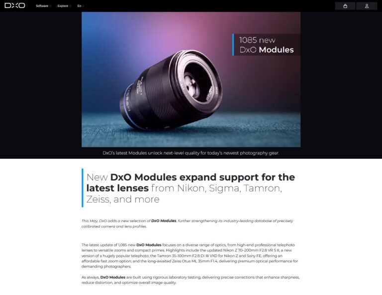 Dxo Racing Mod DxOがZ 70-200mm F2.8 IIや200mm F2 DGなどに対応する光学モジュールを公開 - とるなら